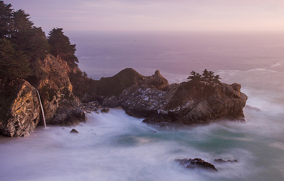 McWay Falls at Sunset