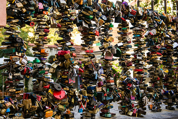 Prague's Love Lock Wall