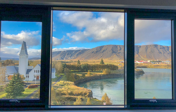 View from our hotel room