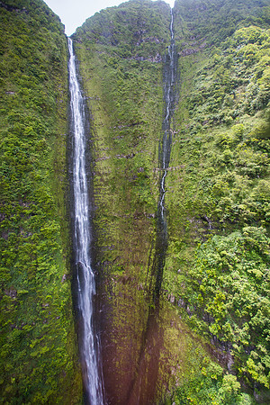 Moloka'i Island, Hawaii Waterfalls