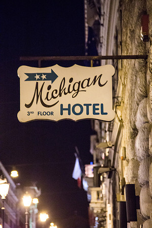 Awesome, a Michigan Hotel in Rome!